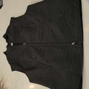 Sport Haley Quilted Golf Vest, Black, Med